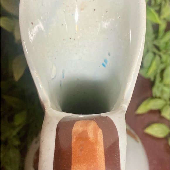 Water Pitcher Tonal Mexico Birds/Butterfly Vintage EUC - Picture 7 of 13